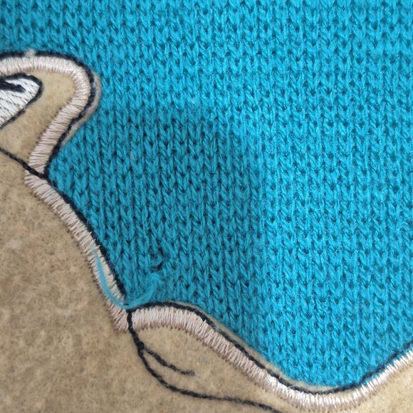 RARE Vtg Disney Store Kids Knit Sweater Lion King Nala 3D Colorful 90s Style - Picture 4 of 10